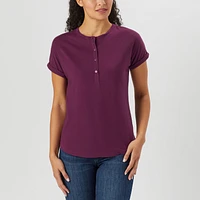 Women's Lightweight Longtail T Short Sleeve Henley