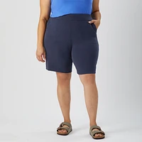 Women's Plus NoGA Naturale Pull-On 10" Shorts