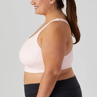 Women's Plus Adjustabust High Impact Zip-Front Bra