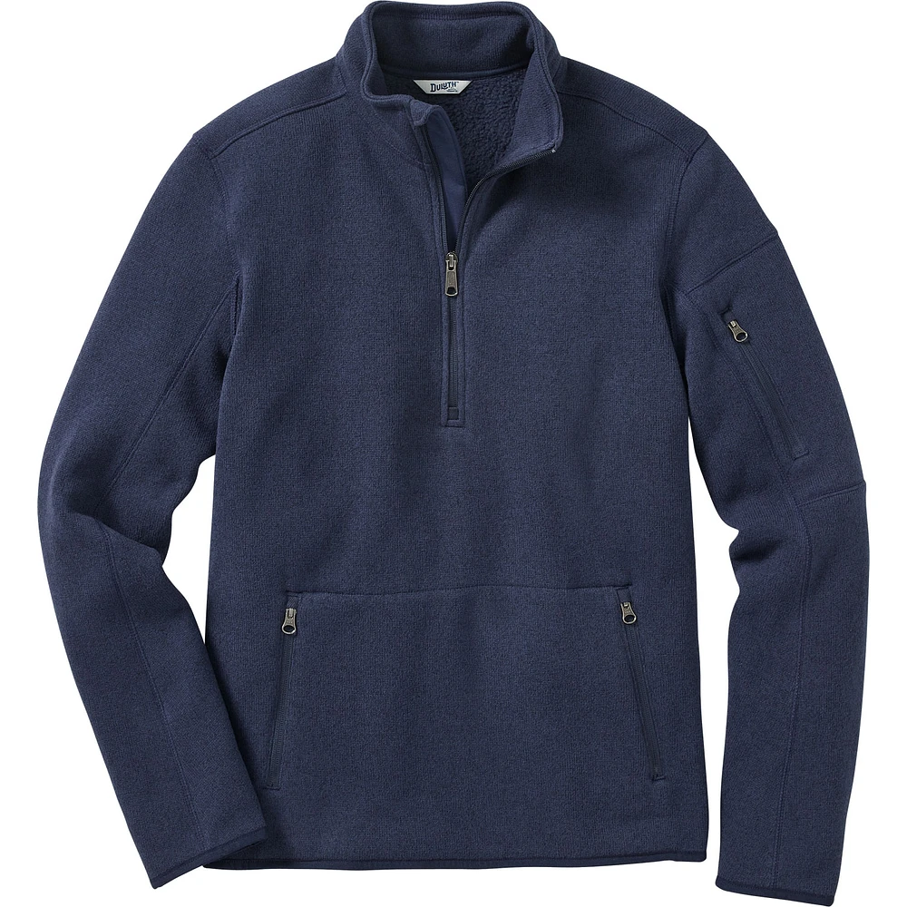 Men's Sweater Fleece Quarter Zip Mock