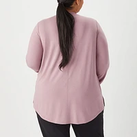 Women's Plus AKHG Renew Bamboo Long Sleeve Tee