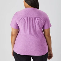 Women's Plus Cooling Armachillo V-Neck T-Shirt