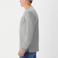 Men's Powercord Standard Fit Long Sleeve Henley