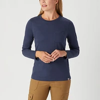 Women's 40 Grit Long Sleeve Pocketed T-Shirt