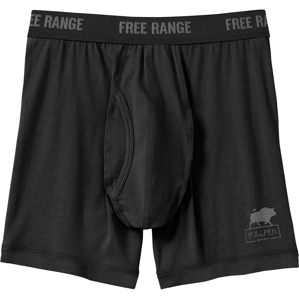 Men's Free Range Organic Cotton Bullpen Boxer Briefs