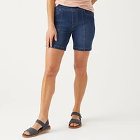 Women's Jean-Netics Pull-On 7" Shorts