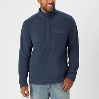 Men's Doubleback Fleece Button Mock Pullover