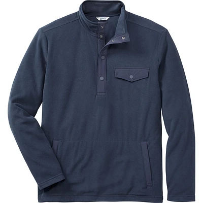 Men's Doubleback Fleece Button Mock Pullover