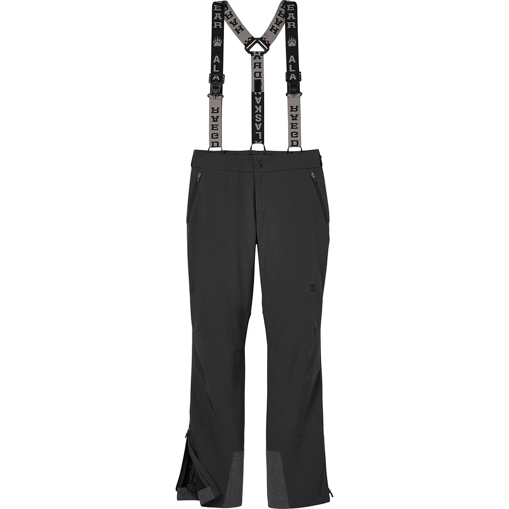 Women's AKHG Free Clime Soft Shell Pants with Suspenders