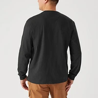 Men's Un-Longtail T Relaxed Fit LS Crew w/ Pocket