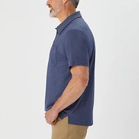 Men's Powercord Standard Fit Short Sleeve Polo