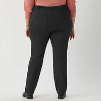 Women's Plus Ponte Pro Slim Leg Pants