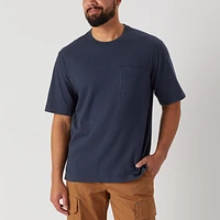 Men's Un-Longtail T Relaxed Fit Short Sleeve Crew w/Pocket