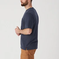 Men's Un-Longtail T Standard Fit Short Sleeve Crew w/Pocket