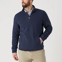 Men's Sweater Fleece Quarter Zip Mock