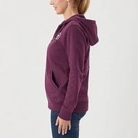 Women's Fleece Full Zip Logo Hoodie