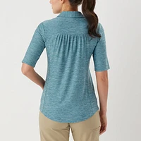 Women's Armachillo Polo Elbow Sleeve Shirt