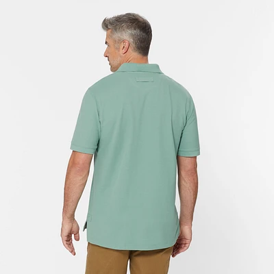 Men's No Polo Shirt Short Sleeve