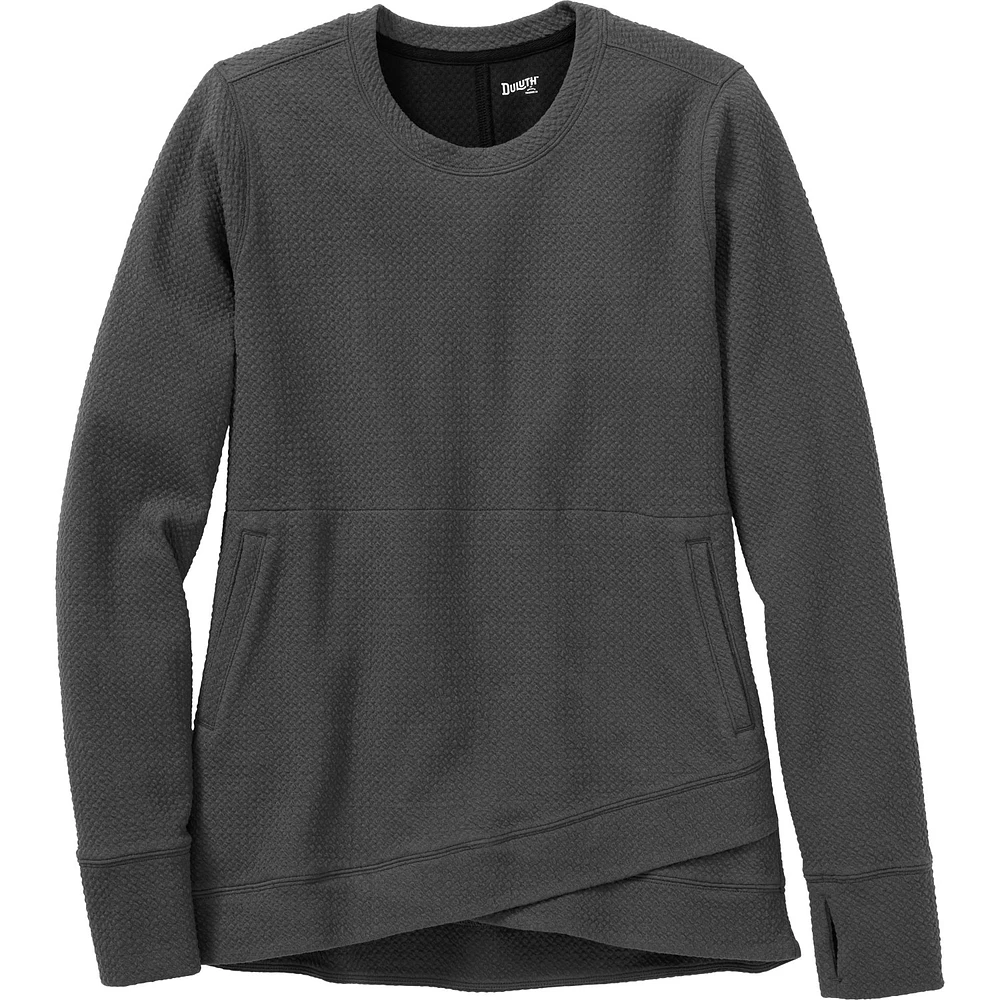 Women's Textured Jacquard Sweatshirt