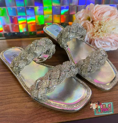 Amber Silver Sandals