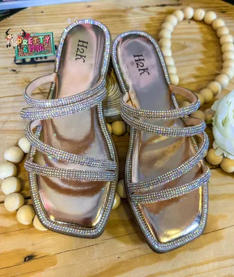 Rose Gold Bella Sandals