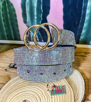 Bri Rhinestone Belt