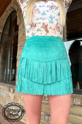 Turquoise Fort Worth Skirt