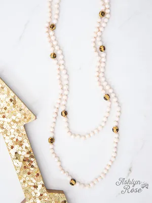Curious Crystal Double Bead Necklace