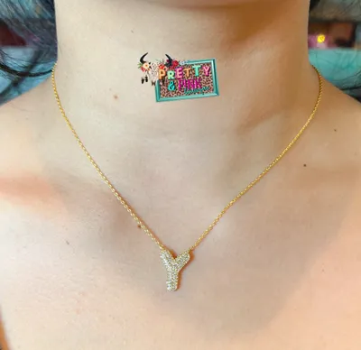 Shimmer Letter Necklace