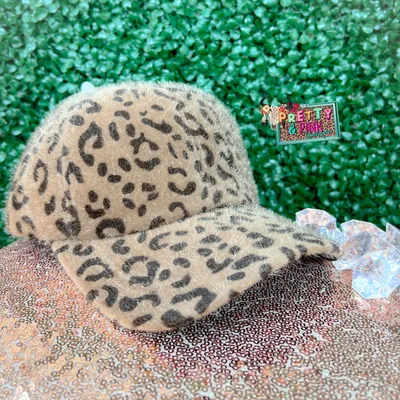 Poppy Leopard Cap