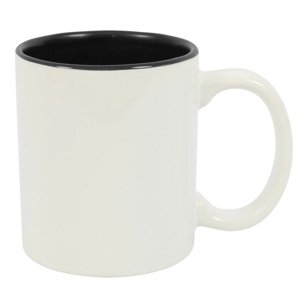 oz. Coloured Inside Ceramic Mugs
