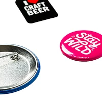 Circular Mac Metal Buttons