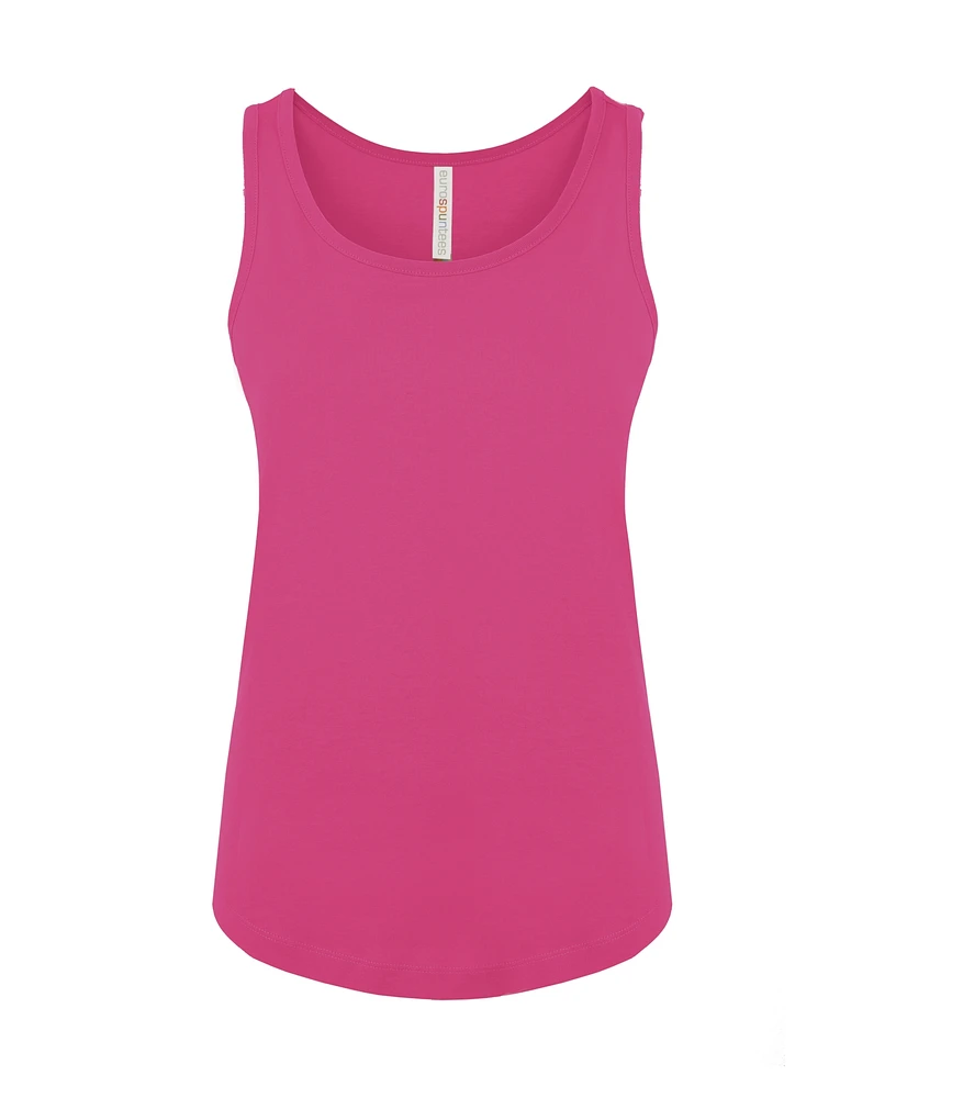 ATC8004L - EUROSPUN RING SPUN LADIES TANK