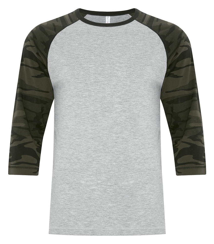 ATC0822 - EUROSPUN RING SPUN BASEBALL TEE