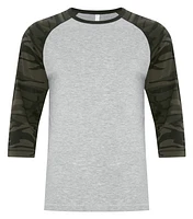 ATC0822 - EUROSPUN RING SPUN BASEBALL TEE