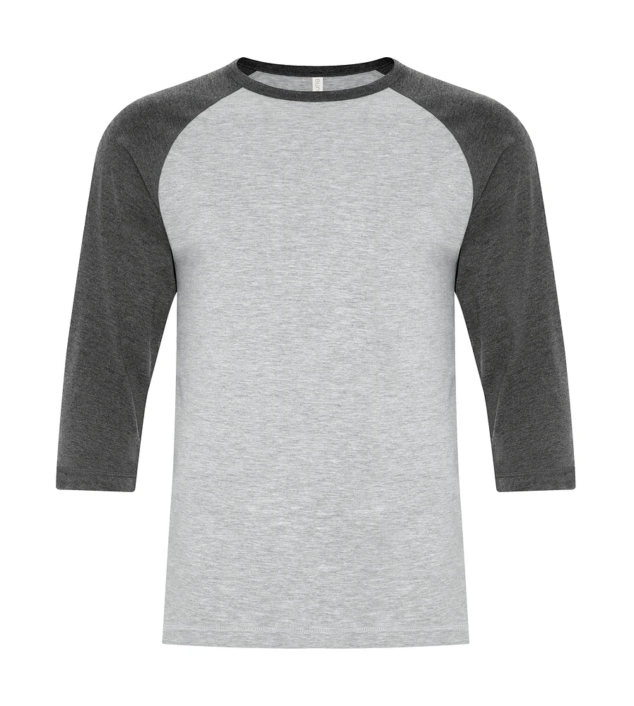 ATC0822 - EUROSPUN RING SPUN BASEBALL TEE