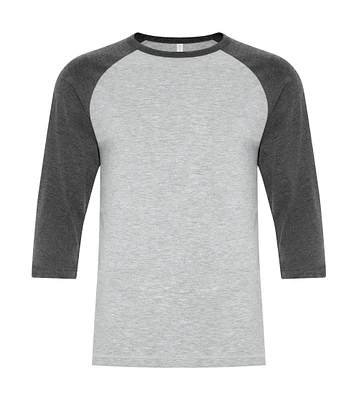 ATC0822 - EUROSPUN RING SPUN BASEBALL TEE