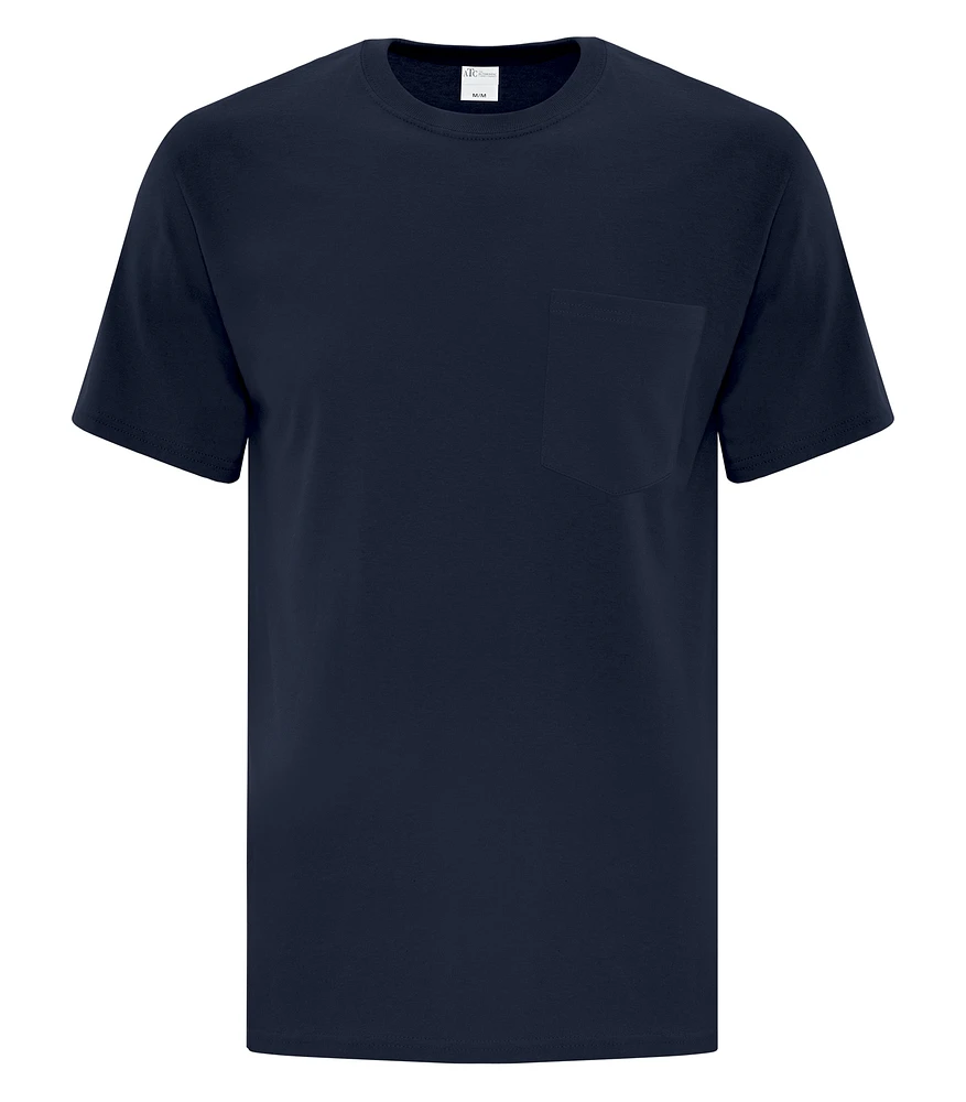 ATC1000P - EVERYDAY COTTON POCKETED TEE