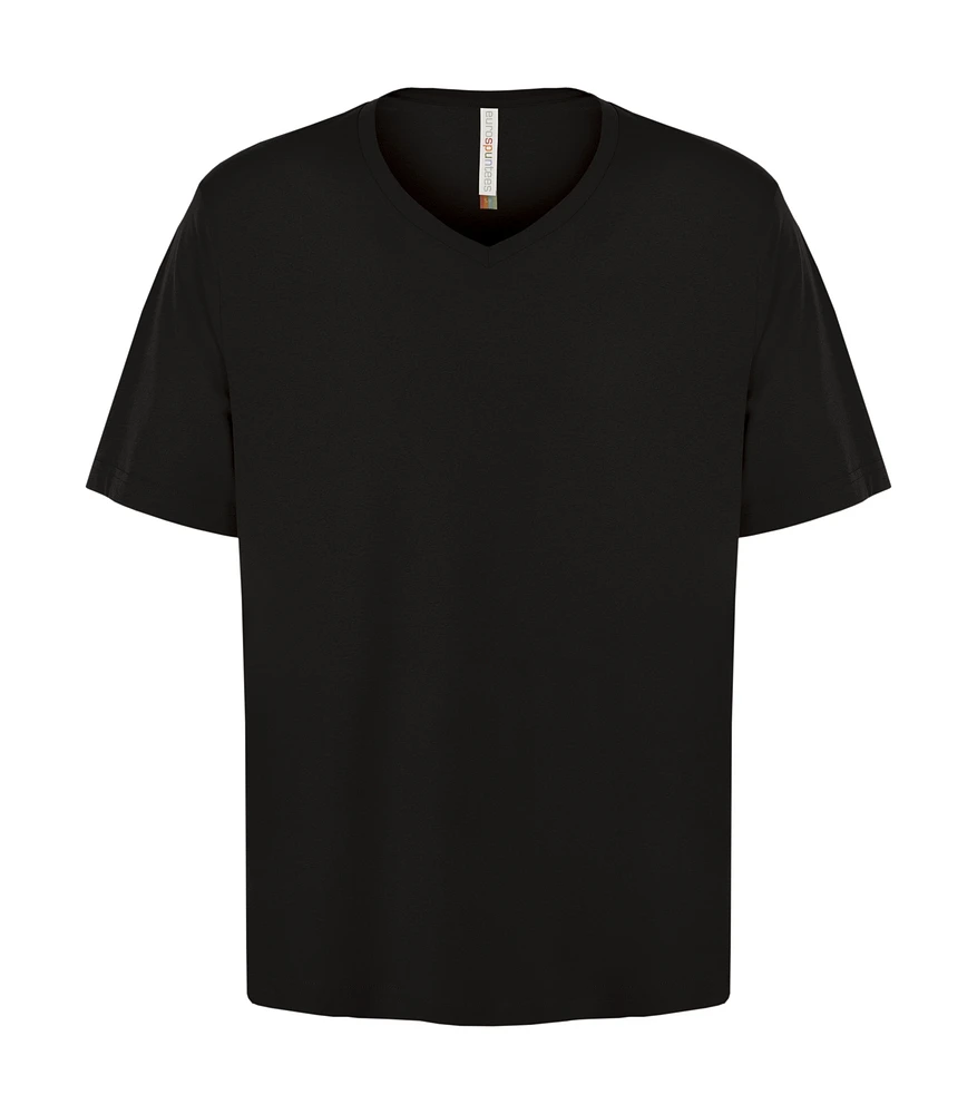 ATC8001 - EUROSPUN RING SPUN V-NECK TEE