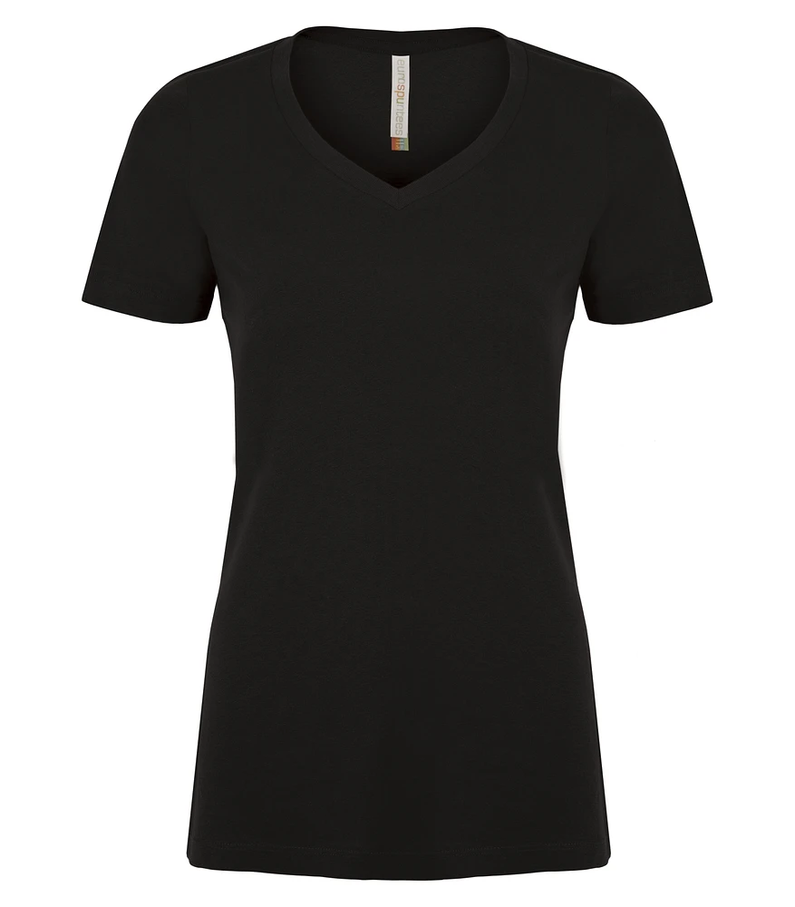 ATC8001L - EUROSPUN RING SPUN V-NECK TEE