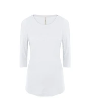 ATC8003L - EUROSPUN RING SPUN 3/4 SLEEVE LADIES TEE