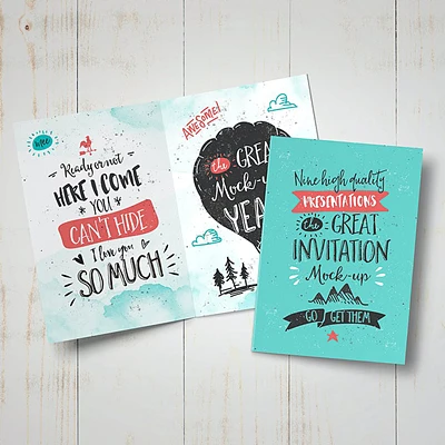 Foldable Cards and Invitations