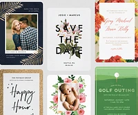 Flat Cards and Invitations