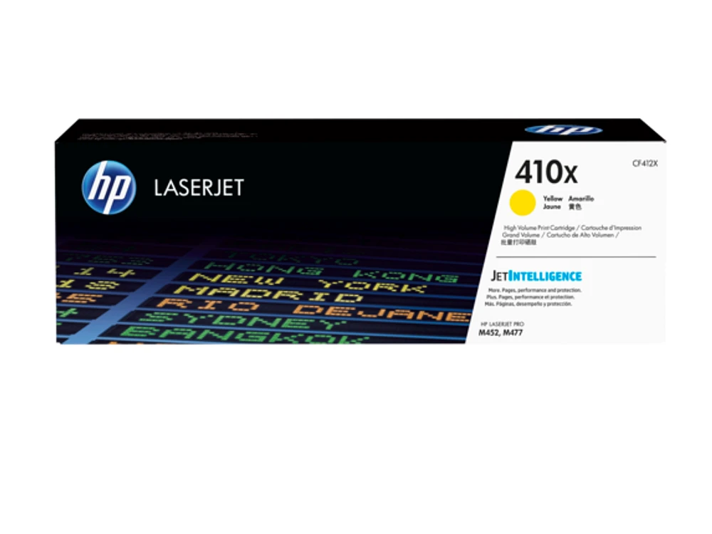 HP CF412X (412X) Yellow High Yield Laser Toner Cartridge