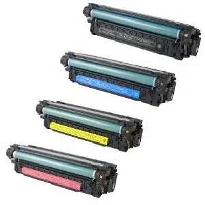 HP 507X High Yield Black Laser Toner Cartridge Set Black Cyan Yellow Magenta