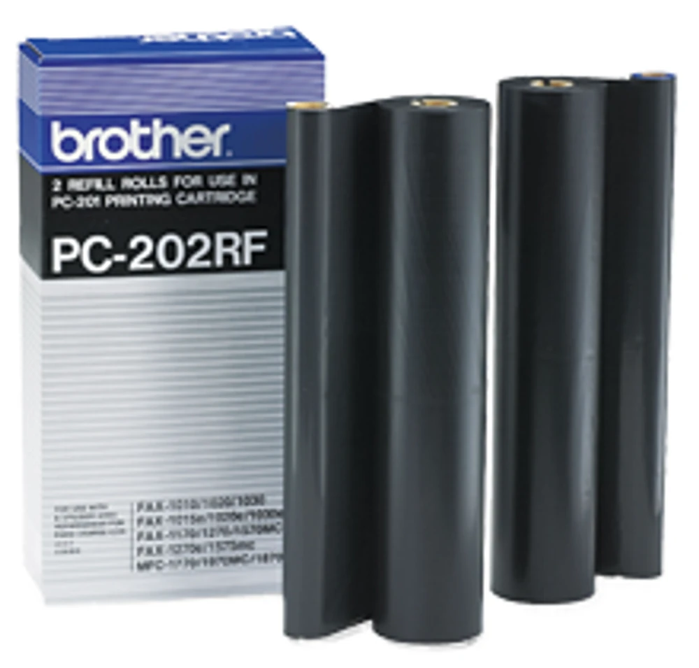 Brother PC-202RF Thermal Transfer Ribbon Refill - Pack of 2