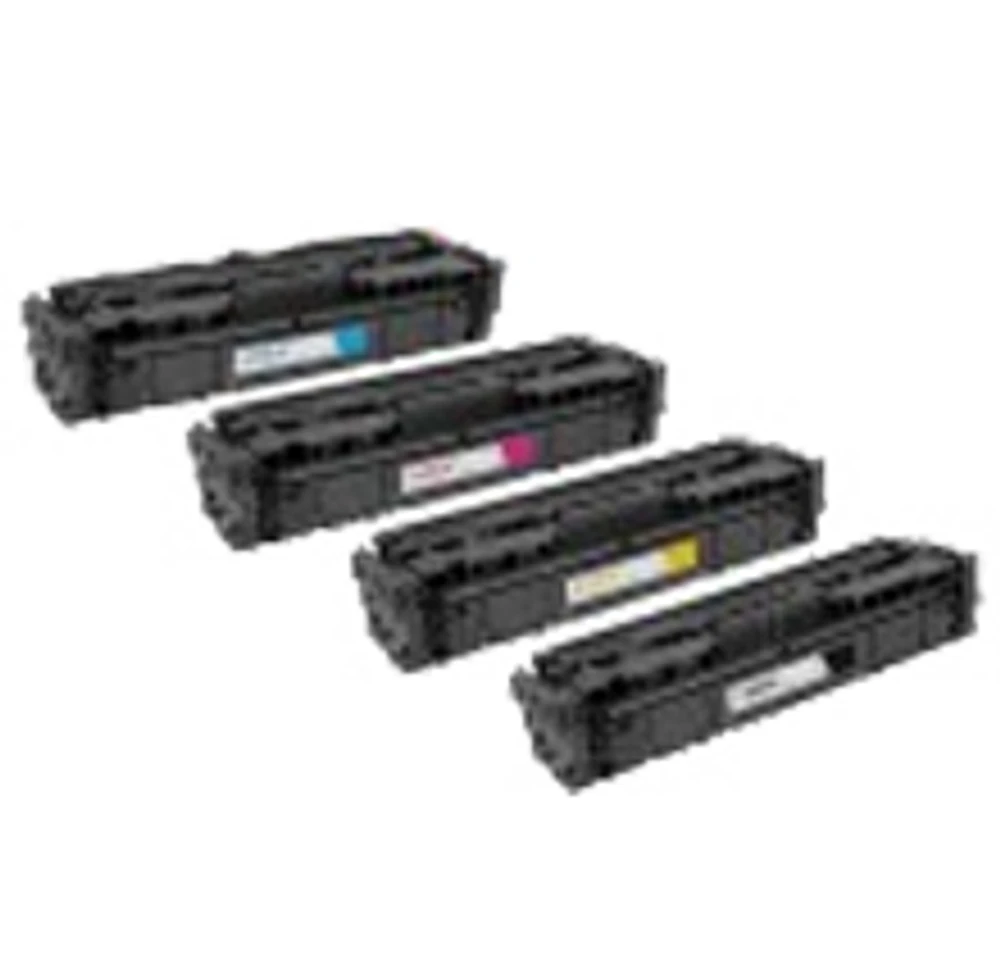 Canon 045H Laser Toner Cartridge Set High Yield Black Cyan Magenta Yellow