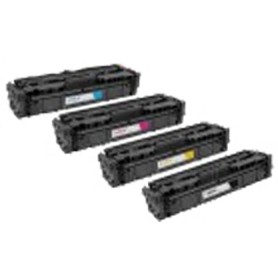 Canon 045H Laser Toner Cartridge Set High Yield Black Cyan Magenta Yellow