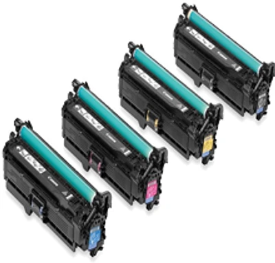 Canon 332 Laser Toner Cartridge Set Black Yellow Magenta Cyan