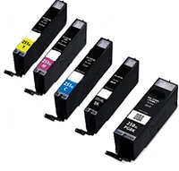 Canon PGI-250XL + CLI-251XL Ink / Inkjet High Yield Cartridge Set Blackx2 Cyan Yellow Magenta